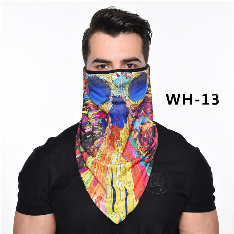 Quick-Drying And Breathable Outdoor Riding Mask Fishing Windproof Sunscreen Headgear Mask Variety Scarf Mask Magic Head Scarf