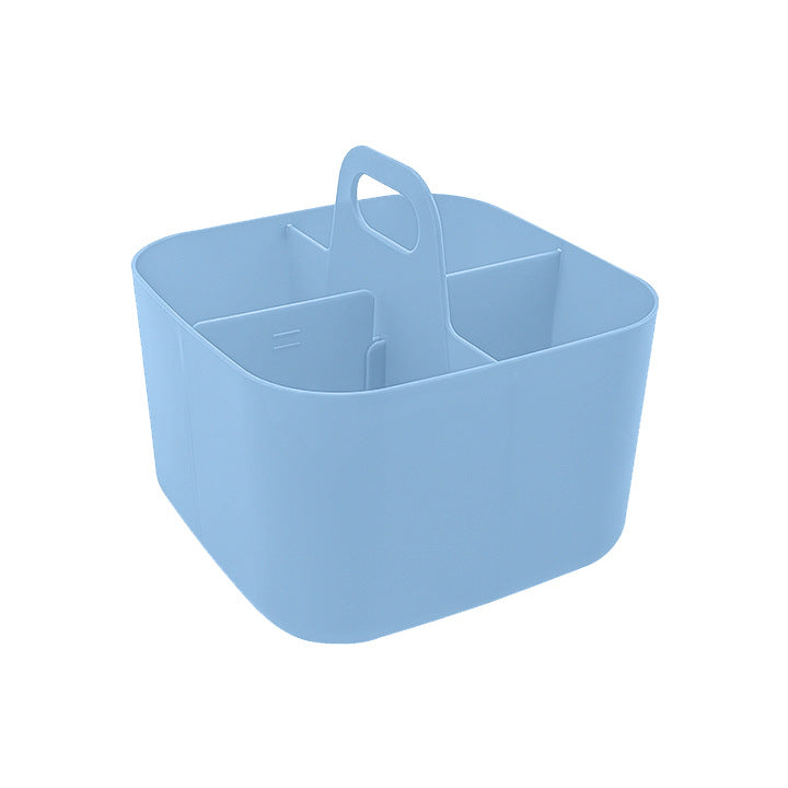Modern simple office desktop portable multi-functional compartment makeup snack storage box