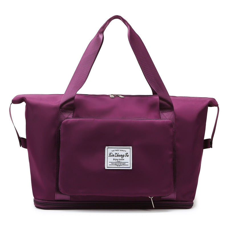 Dry And Wet Separation Fitness Swimming Bag Portable Large Capacity One-Shoulder Ready-To-Produce Boarding Bag Folding Travel Bag