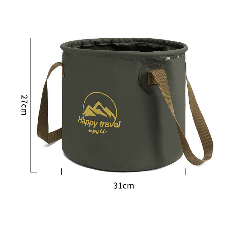 Folding Foot Bucket Portable Multi-Function Travel Fishing Bucket Laundry Basin Water Basin Wash Basin Wash Foot Artifact