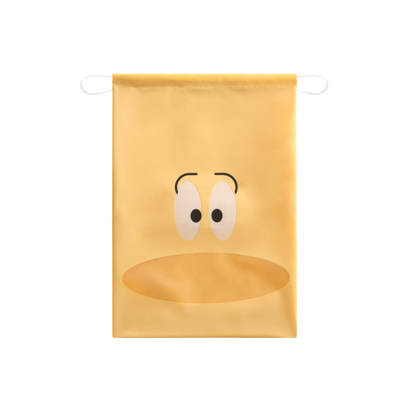 Travel Shoe Storage Bag Portable Bunch Mouth Finishing Bag Sundries Clothes Dustproof And Anti-Dirty Drawstring Bag