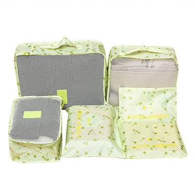 6Pcs/set Packing Cube Travel Bags Portable Large Capacity Clothing Sorting Organizer Luggage Accessories Supplies Product