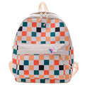 Kindergarten Student Schoolbag New Korean Version Of The Fashion Plaid Ins Boys And Girls Western Style Travel Backpack