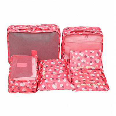 6Pcs/set Packing Cube Travel Bags Portable Large Capacity Clothing Sorting Organizer Luggage Accessories Supplies Product
