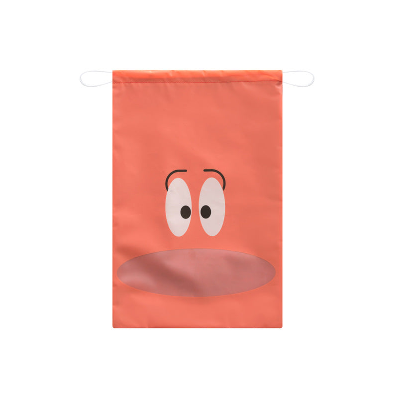 Travel Shoe Storage Bag Portable Bunch Mouth Finishing Bag Sundries Clothes Dustproof And Anti-Dirty Drawstring Bag