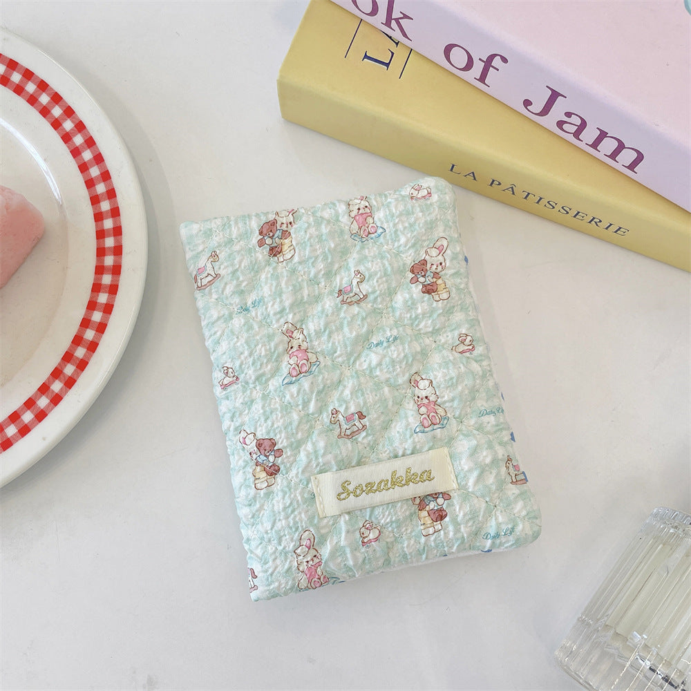 Embossed cartoon passport book overseas card holder protective cover document bag storage bag travel passport clip