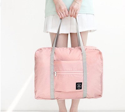 Waterproof Nylon Travel Bags Women Men Large Capacity Folding Duffle Bag