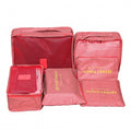 6Pcs/set Packing Cube Travel Bags Portable Large Capacity Clothing Sorting Organizer Luggage Accessories Supplies Product