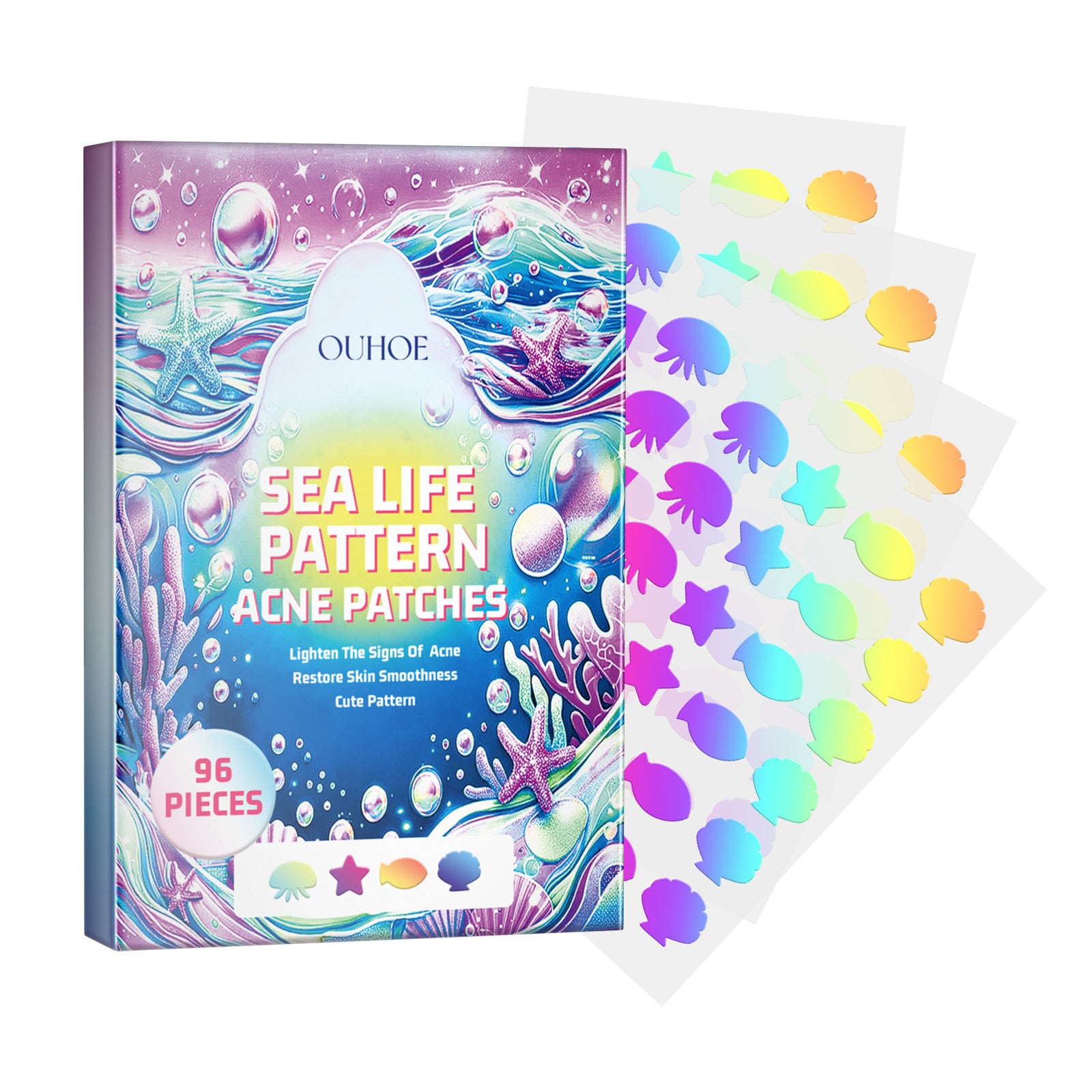 Cute Color Acne Patch Lighten Pimples Makeup Concealer Breathable Cute Color Acne Patch