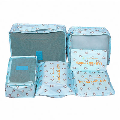 6Pcs/set Packing Cube Travel Bags Portable Large Capacity Clothing Sorting Organizer Luggage Accessories Supplies Product
