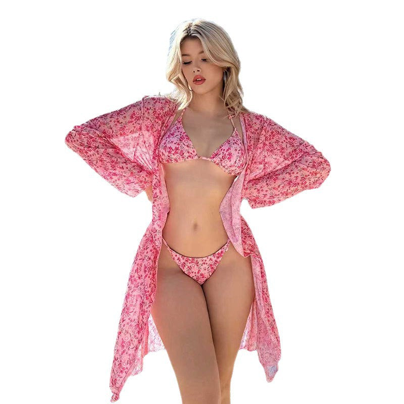 Sexy Three-Piece Bikini Beach Bathing Suit