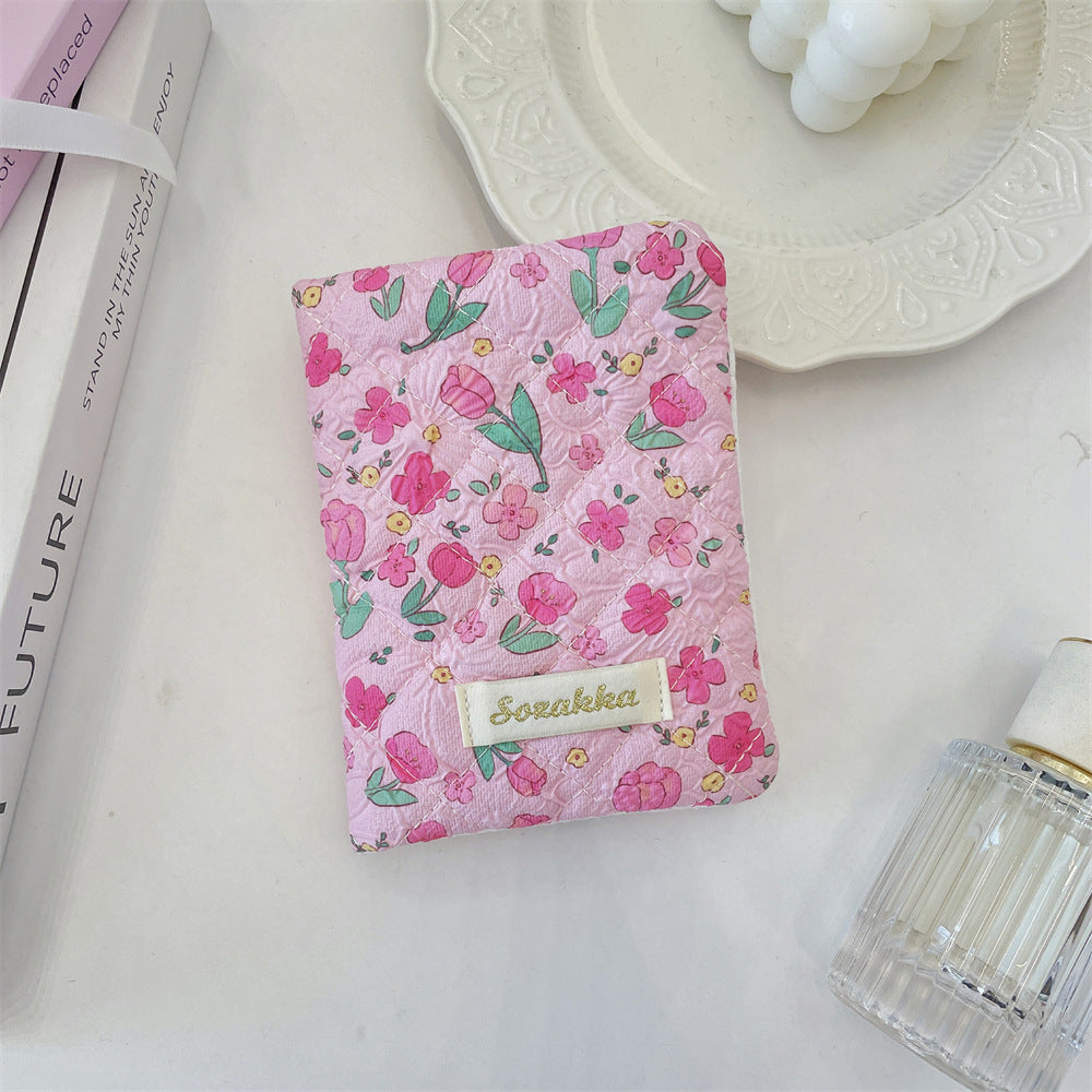Embossed cartoon passport book overseas card holder protective cover document bag storage bag travel passport clip
