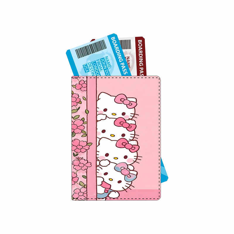 Sanliou Yulin Dog Cute Cartoon Multi functional Passport Bag Printed Travel Passport Clip