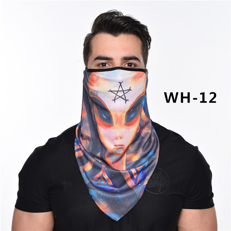 Quick-Drying And Breathable Outdoor Riding Mask Fishing Windproof Sunscreen Headgear Mask Variety Scarf Mask Magic Head Scarf