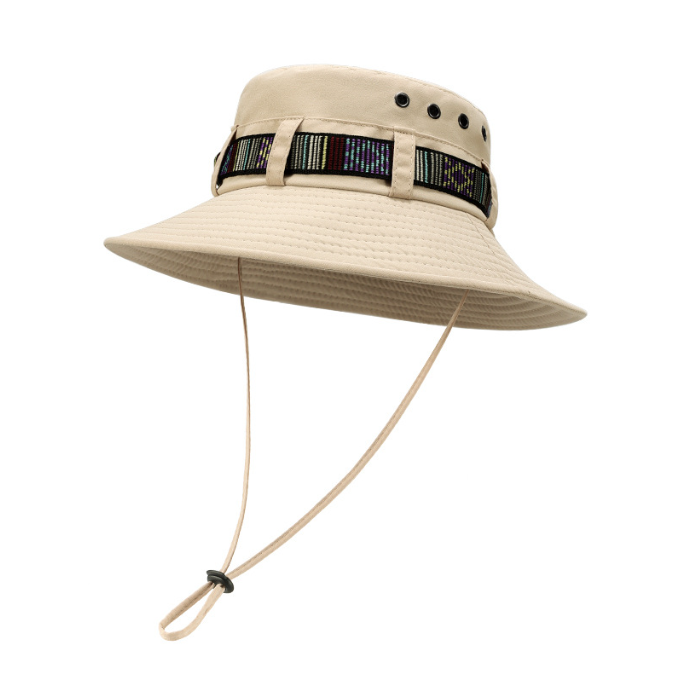 Sports outdoor sunscreen sunshade hat female Korean version summer travel travel camping fishing straw hat fisherman hat