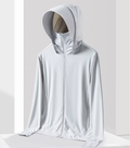 Ice silk sun protection clothing for summer, new UV resistant and breathable men's outdoor fishing suit