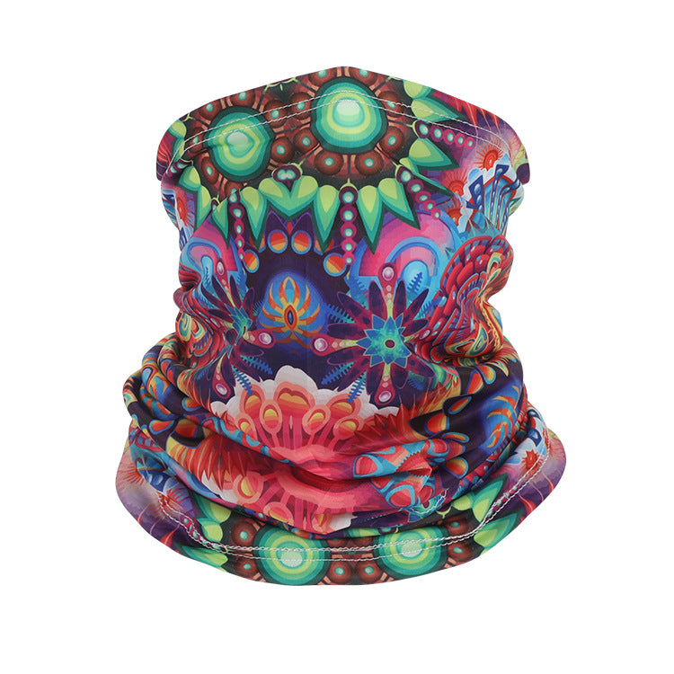 Outdoor Fishing Sunscreen Mask Multifunctional Riding Mask Sports Neck Cover Changeable Pattern Headscarf