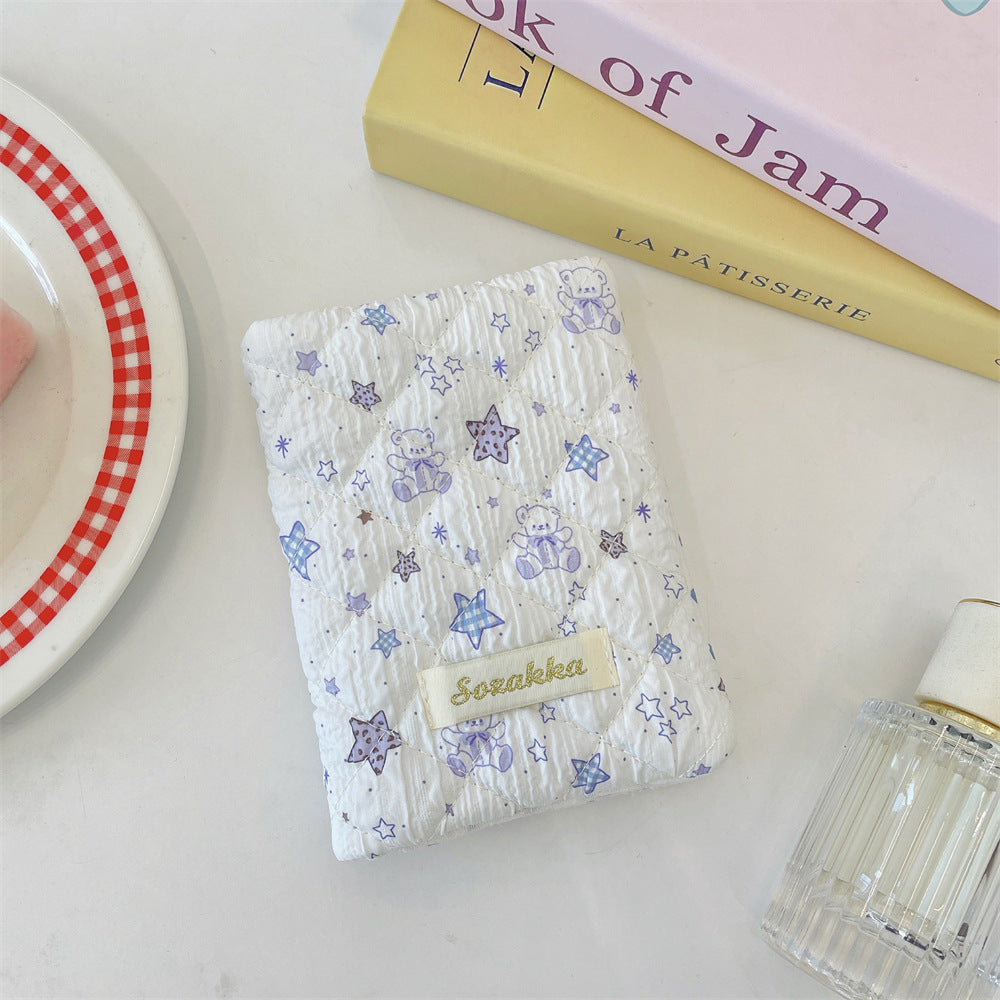 Embossed cartoon passport book overseas card holder protective cover document bag storage bag travel passport clip