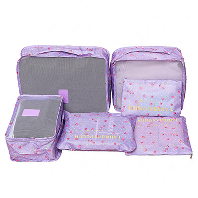 6Pcs/set Packing Cube Travel Bags Portable Large Capacity Clothing Sorting Organizer Luggage Accessories Supplies Product