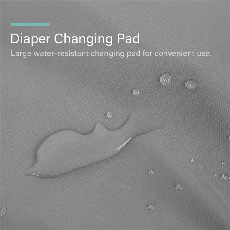 3-in-1 Multifunctional Portable Infant Baby Foldable Urine Mat Waterproof Nappy Bag Diaper Changing Cover Pad Travel Outdoor