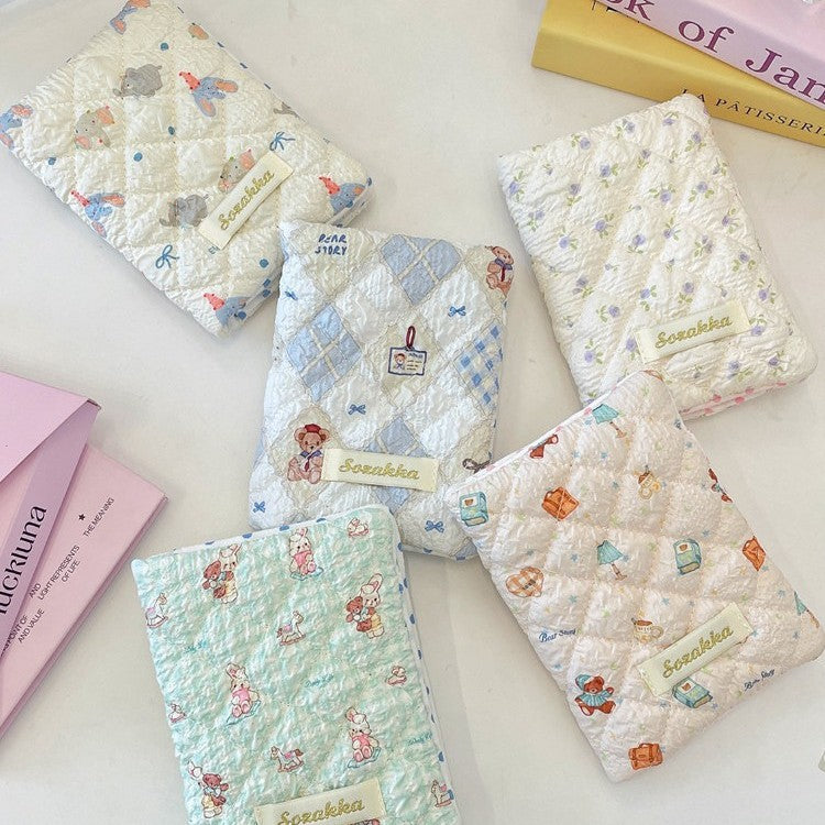 Embossed cartoon passport book overseas card holder protective cover document bag storage bag travel passport clip