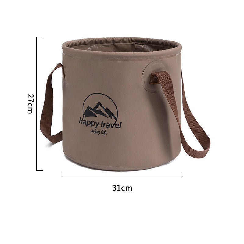 Folding Foot Bucket Portable Multi-Function Travel Fishing Bucket Laundry Basin Water Basin Wash Basin Wash Foot Artifact