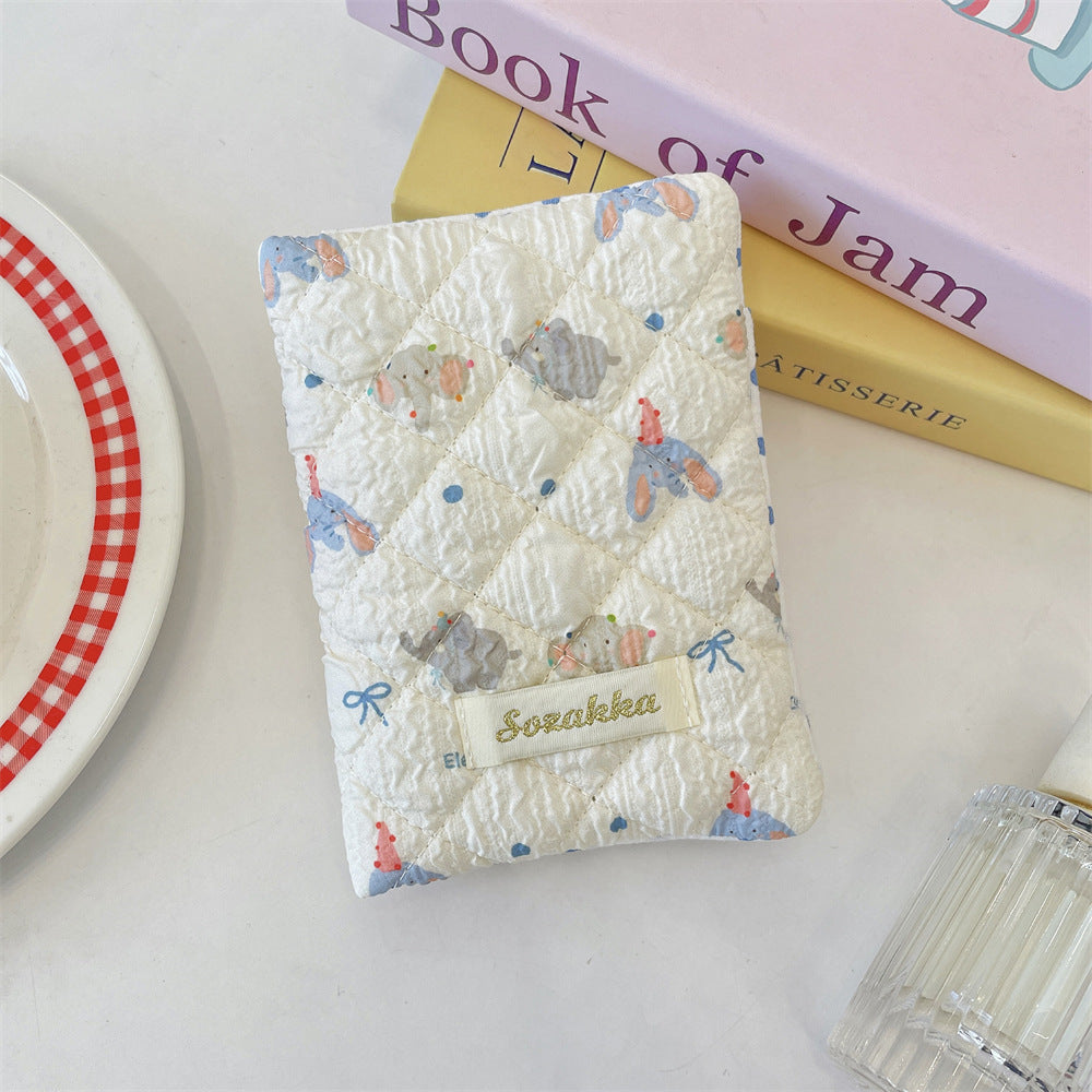 Embossed cartoon passport book overseas card holder protective cover document bag storage bag travel passport clip
