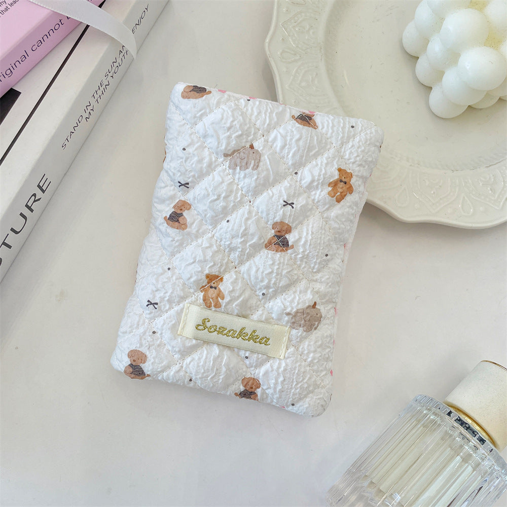 Embossed cartoon passport book overseas card holder protective cover document bag storage bag travel passport clip