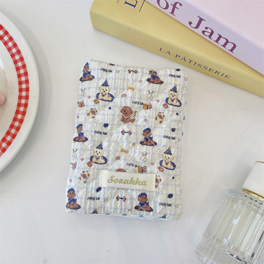 Embossed cartoon passport book overseas card holder protective cover document bag storage bag travel passport clip