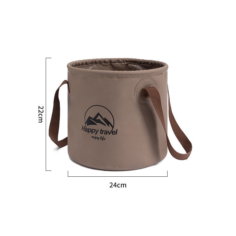 Folding Foot Bucket Portable Multi-Function Travel Fishing Bucket Laundry Basin Water Basin Wash Basin Wash Foot Artifact