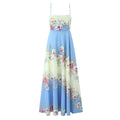Leisure vacation style slimming printed dress