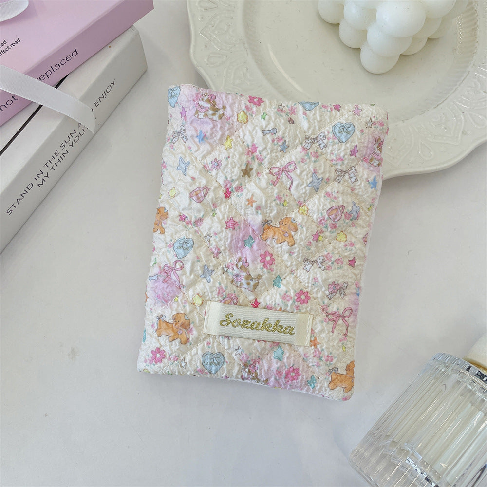 Embossed cartoon passport book overseas card holder protective cover document bag storage bag travel passport clip
