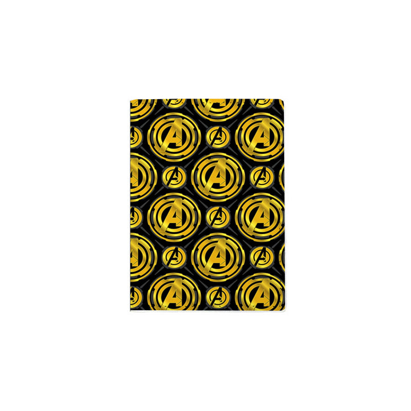 Super Hero Multi functional Passport Bag Printed Travel Passport Clip PU Document Protection Cover