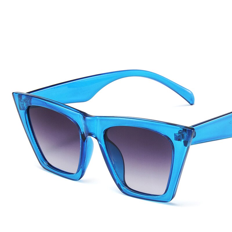 Fashion Vintage Oversized Cat Eye Sunglasses Women Luxury Brand Designer Sexy Lady Sun Glasses Travel Shades UV400