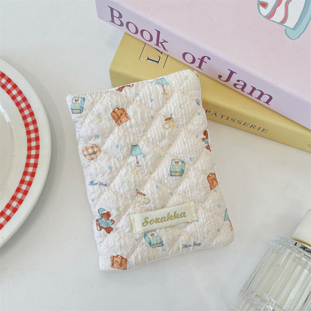 Embossed cartoon passport book overseas card holder protective cover document bag storage bag travel passport clip