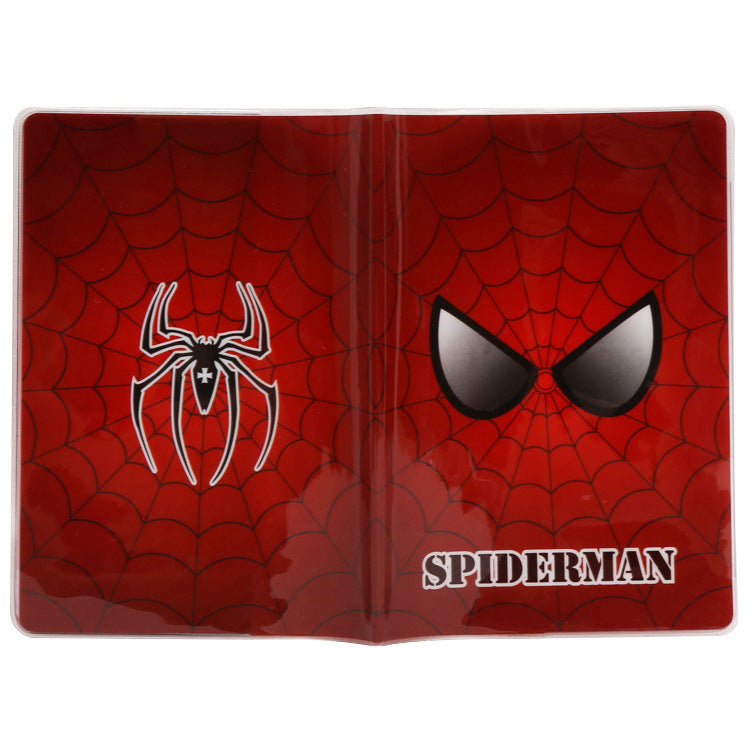 Cartoon passport set document set travel supplies